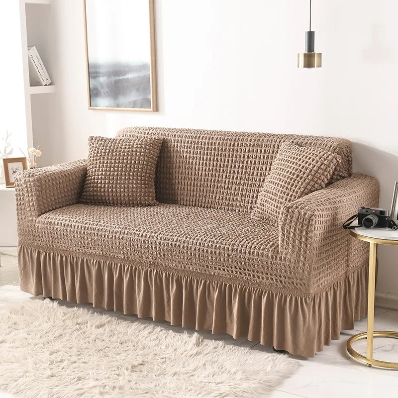 Kardinastiilis mikrofiibrist stiilsed venivad diivanikatted LovelySofa™